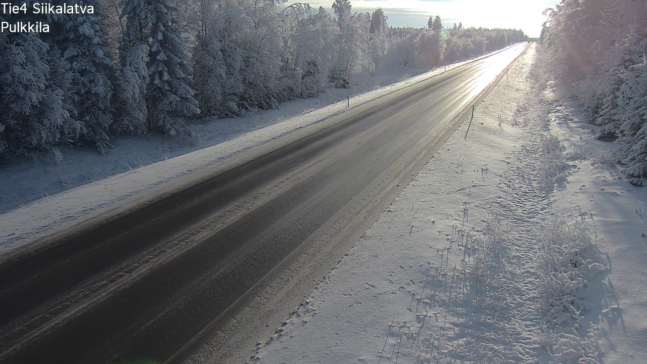 Weather Camera Image Road 4 Siikalatva, Pulkkila, Siikalatva, Pohjois-Pohjanmaa