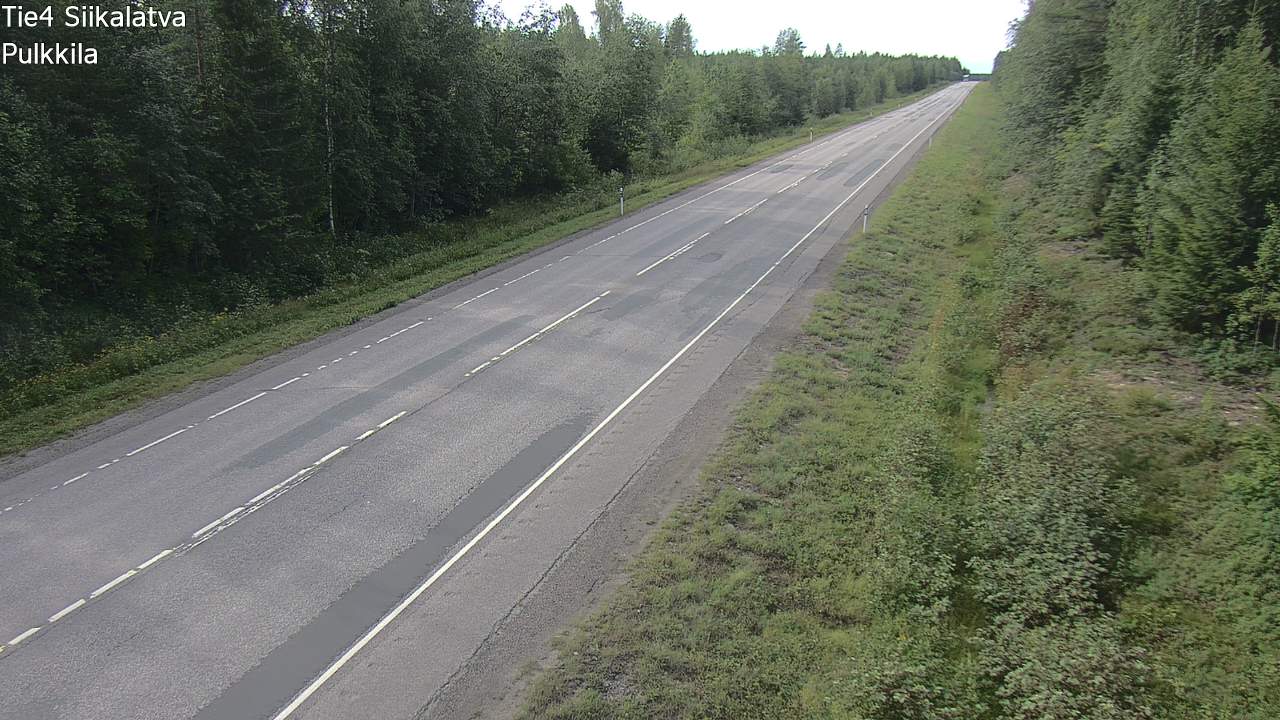 Weather Camera Image Väg 4 Siikalatva, Pulkkila, Siikalatva, Pohjois-Pohjanmaa