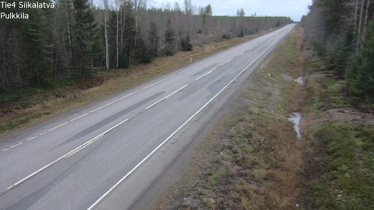 Weather Camera Image Väg 4 Siikalatva, Pulkkila, Siikalatva, Pohjois-Pohjanmaa