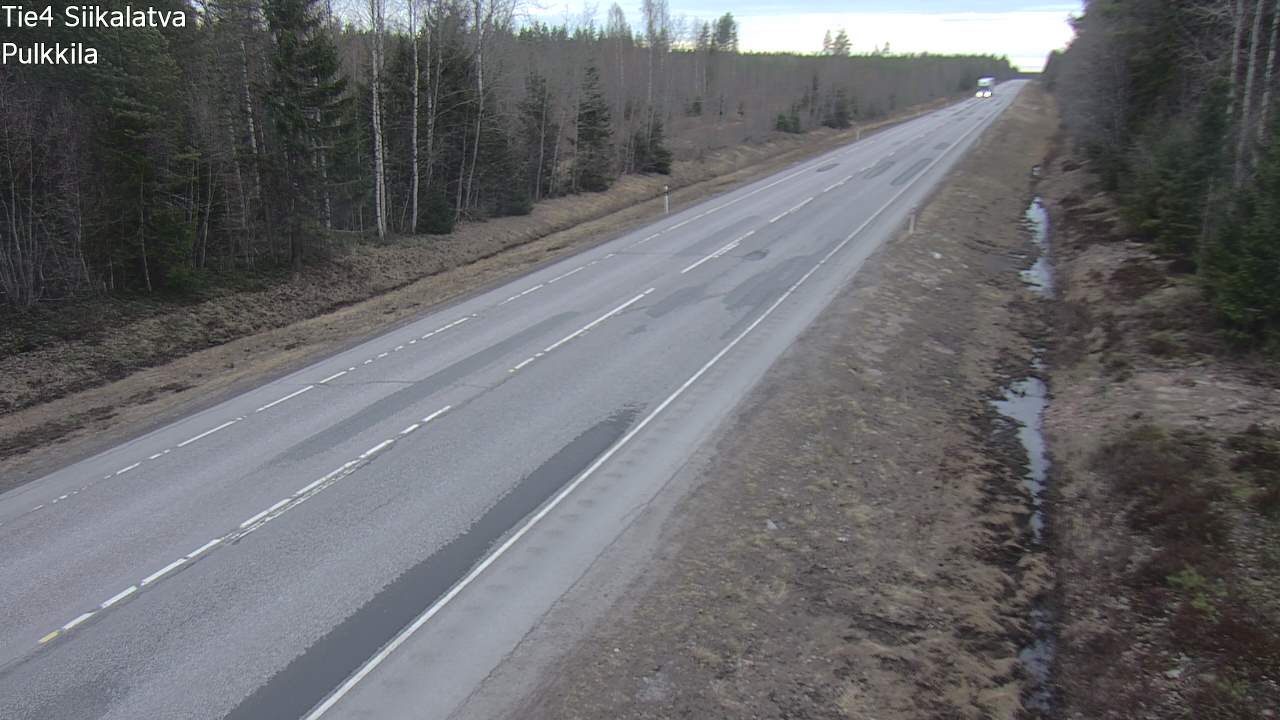 Weather Camera Image Väg 4 Siikalatva, Pulkkila, Siikalatva, Pohjois-Pohjanmaa