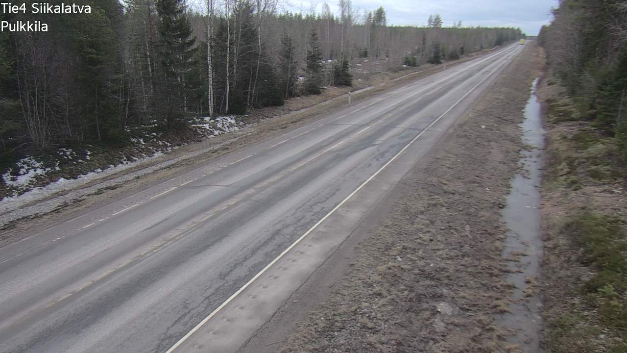 Weather Camera Image Road 4 Siikalatva, Pulkkila, Siikalatva, Pohjois-Pohjanmaa