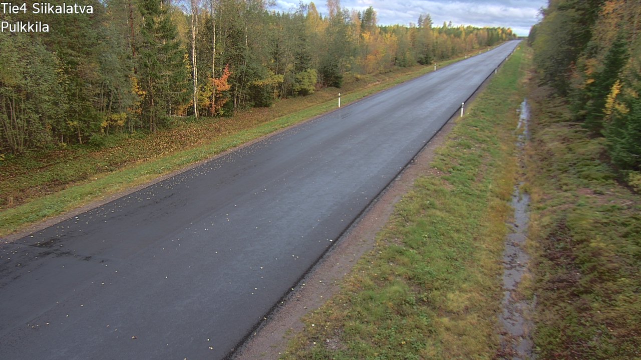 Weather Camera Image Road 4 Siikalatva, Pulkkila, Siikalatva, Pohjois-Pohjanmaa