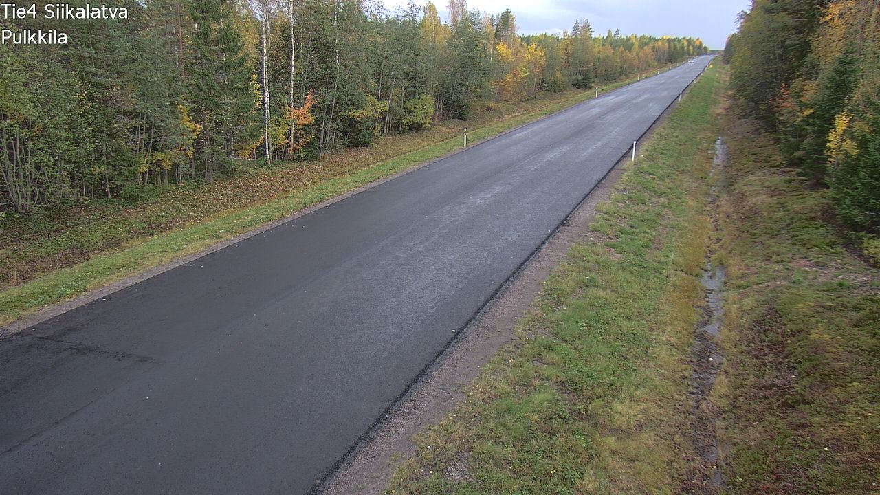 Weather Camera Image Road 4 Siikalatva, Pulkkila, Siikalatva, Pohjois-Pohjanmaa