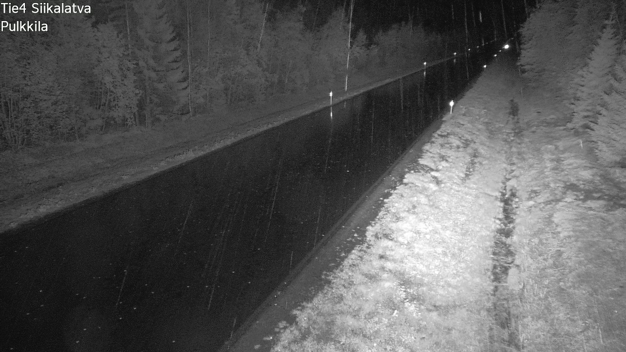 Weather Camera Image Road 4 Siikalatva, Pulkkila, Siikalatva, Pohjois-Pohjanmaa
