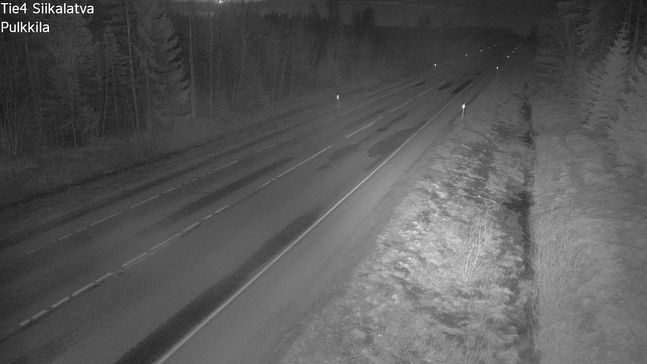 Weather Camera Image Road 4 Siikalatva, Pulkkila, Siikalatva, Pohjois-Pohjanmaa