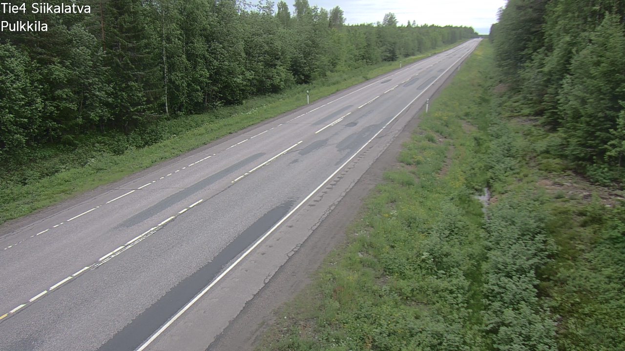 Weather Camera Image Road 4 Siikalatva, Pulkkila, Siikalatva, Pohjois-Pohjanmaa