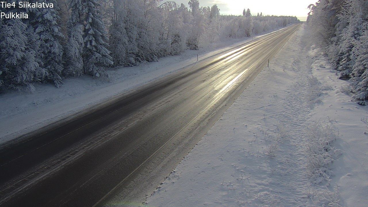 Weather Camera Image Road 4 Siikalatva, Pulkkila, Siikalatva, Pohjois-Pohjanmaa