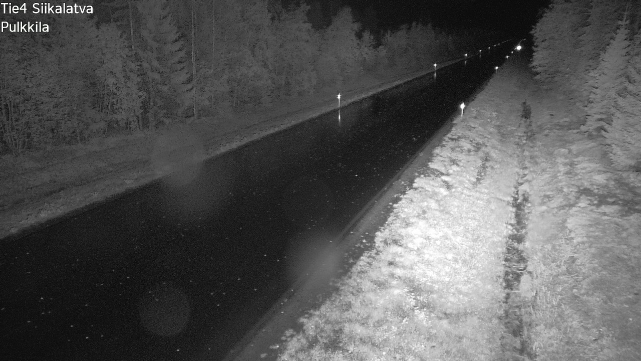 Weather Camera Image Road 4 Siikalatva, Pulkkila, Siikalatva, Pohjois-Pohjanmaa