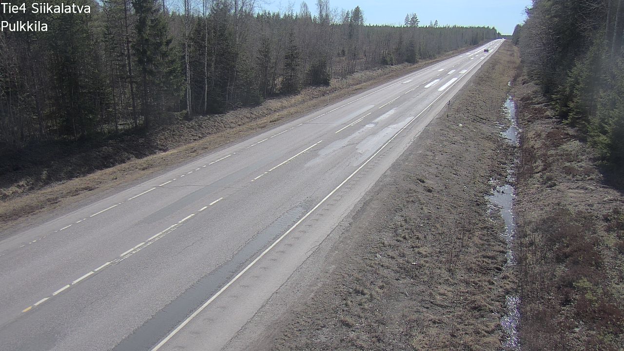 Weather Camera Image Road 4 Siikalatva, Pulkkila, Siikalatva, Pohjois-Pohjanmaa