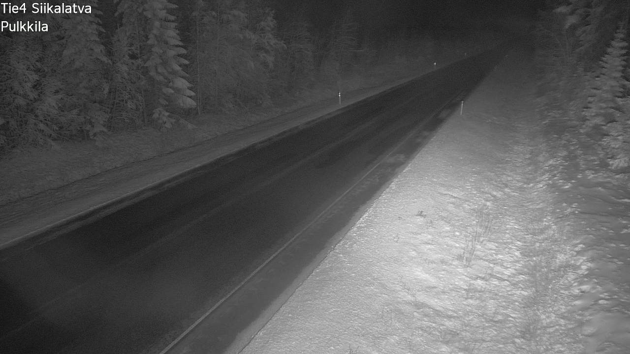 Weather Camera Image Väg 4 Siikalatva, Pulkkila, Siikalatva, Pohjois-Pohjanmaa