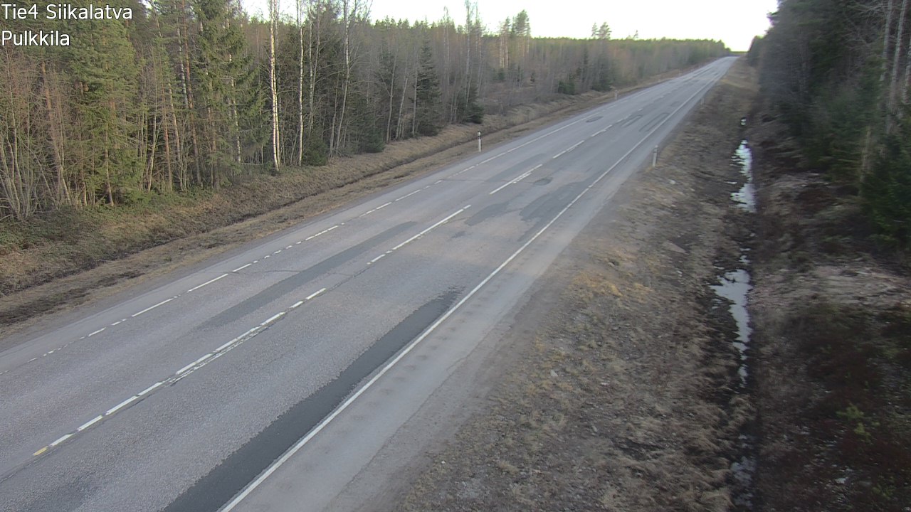 Weather Camera Image Road 4 Siikalatva, Pulkkila, Siikalatva, Pohjois-Pohjanmaa