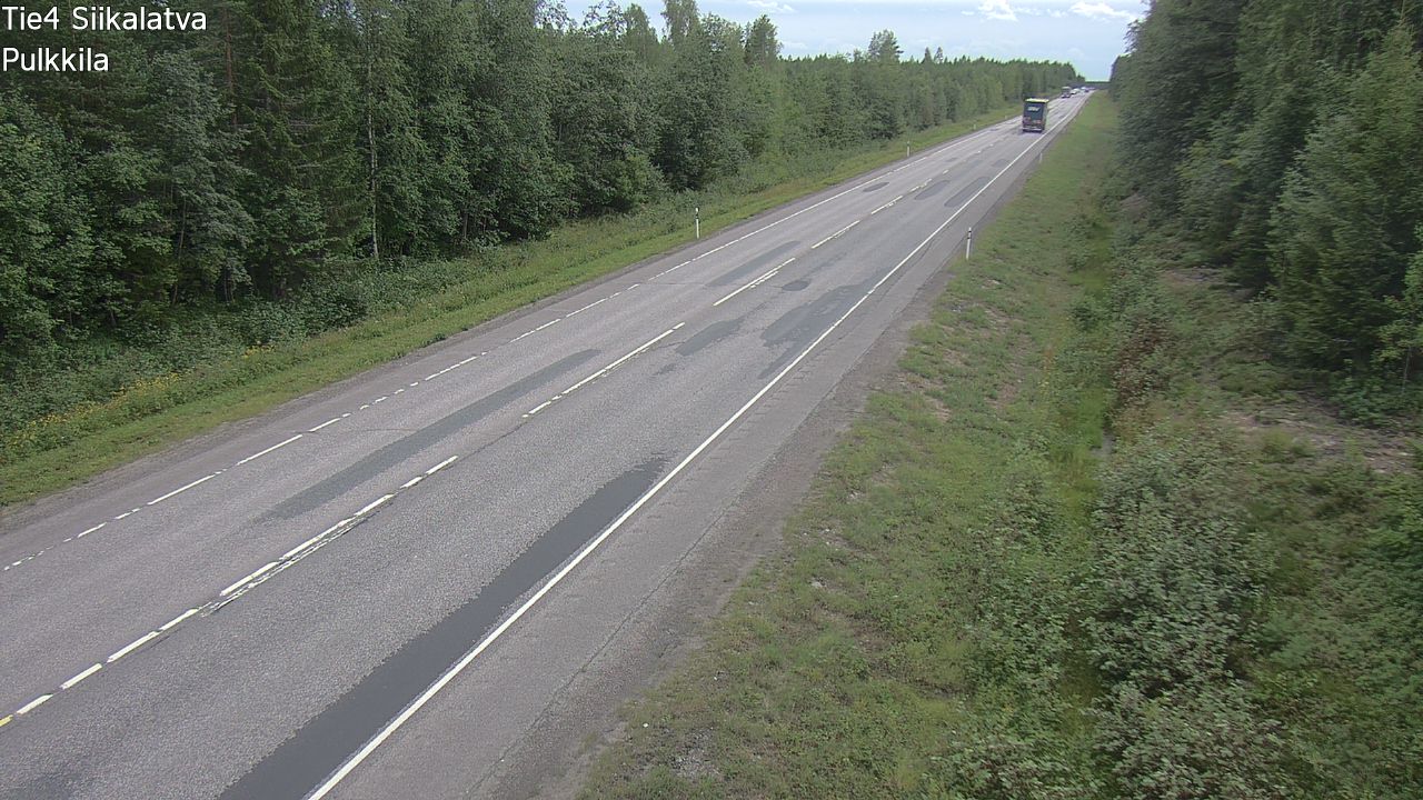 Weather Camera Image Road 4 Siikalatva, Pulkkila, Siikalatva, Pohjois-Pohjanmaa