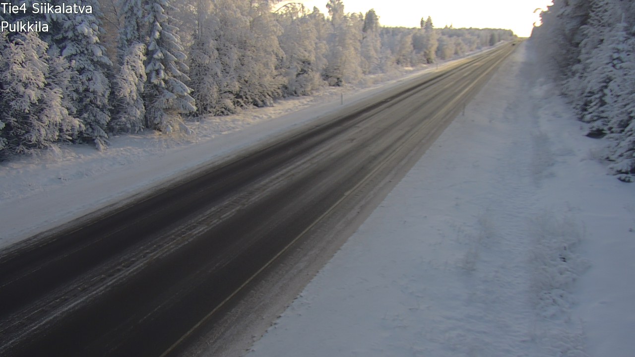 Weather Camera Image Road 4 Siikalatva, Pulkkila, Siikalatva, Pohjois-Pohjanmaa