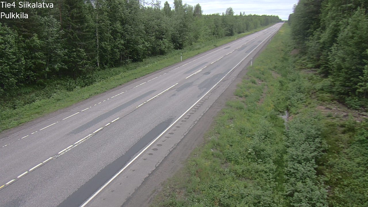 Weather Camera Image Road 4 Siikalatva, Pulkkila, Siikalatva, Pohjois-Pohjanmaa