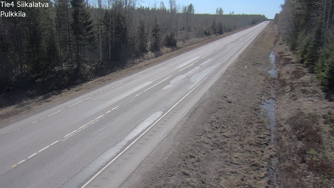Weather Camera Image Road 4 Siikalatva, Pulkkila, Siikalatva, Pohjois-Pohjanmaa