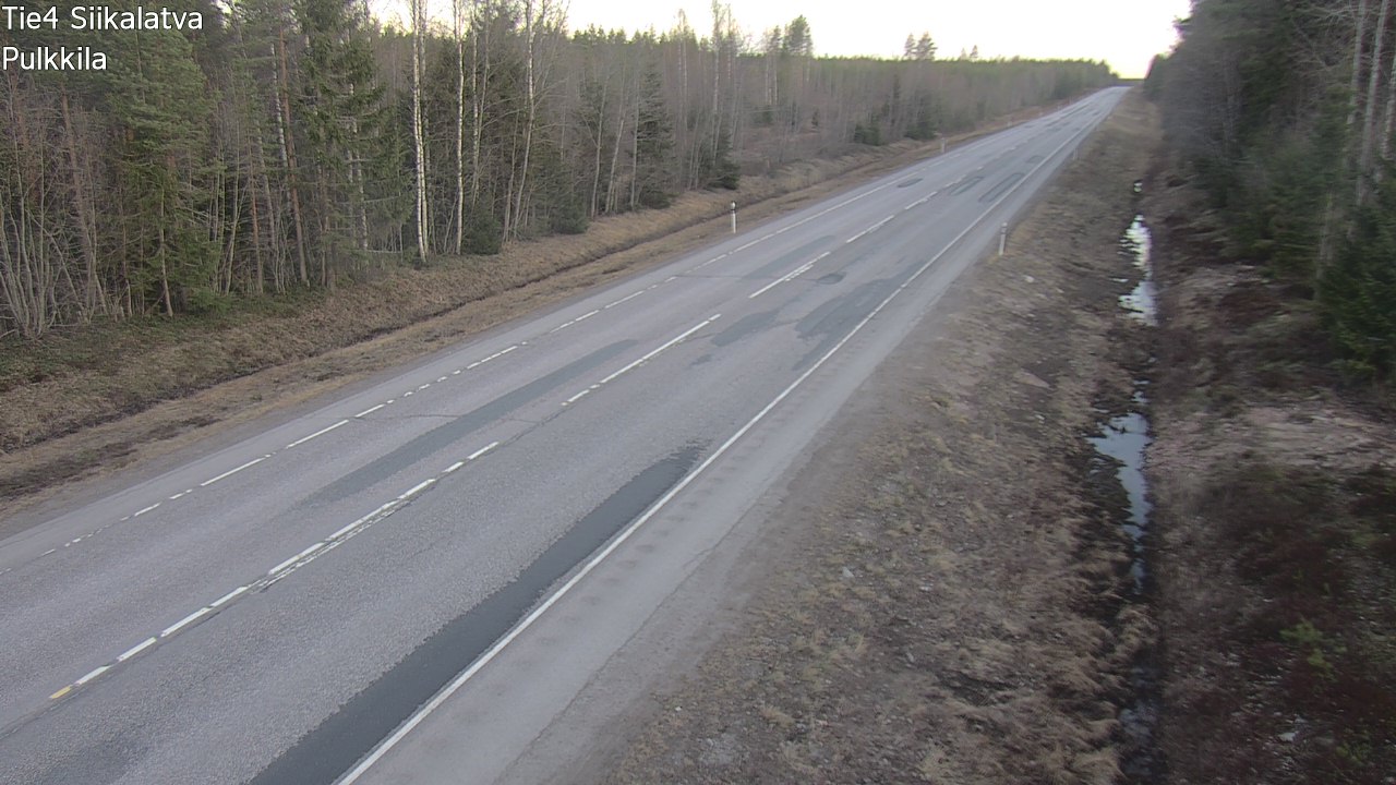 Weather Camera Image Road 4 Siikalatva, Pulkkila, Siikalatva, Pohjois-Pohjanmaa