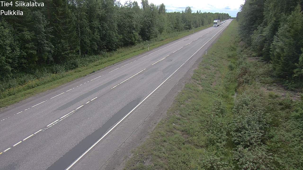 Weather Camera Image Road 4 Siikalatva, Pulkkila, Siikalatva, Pohjois-Pohjanmaa