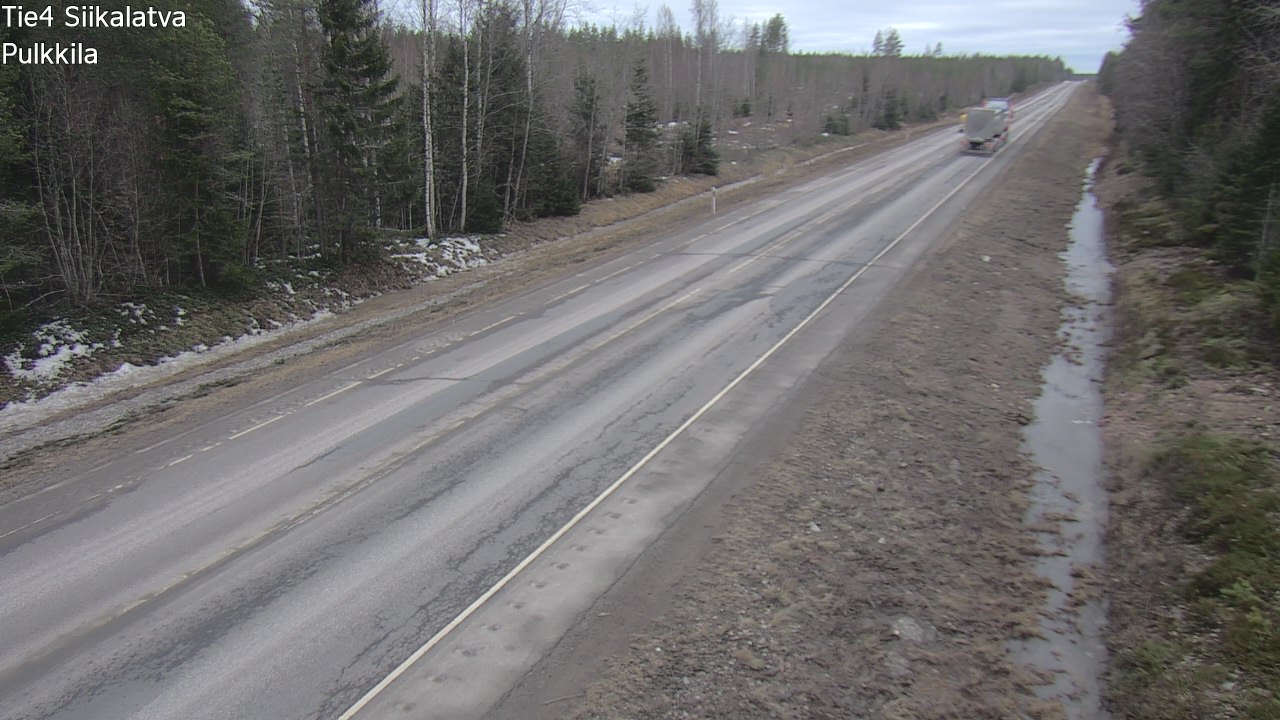 Weather Camera Image Road 4 Siikalatva, Pulkkila, Siikalatva, Pohjois-Pohjanmaa