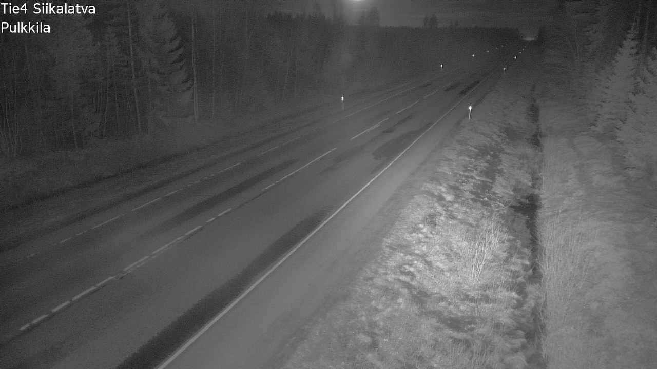 Weather Camera Image Road 4 Siikalatva, Pulkkila, Siikalatva, Pohjois-Pohjanmaa