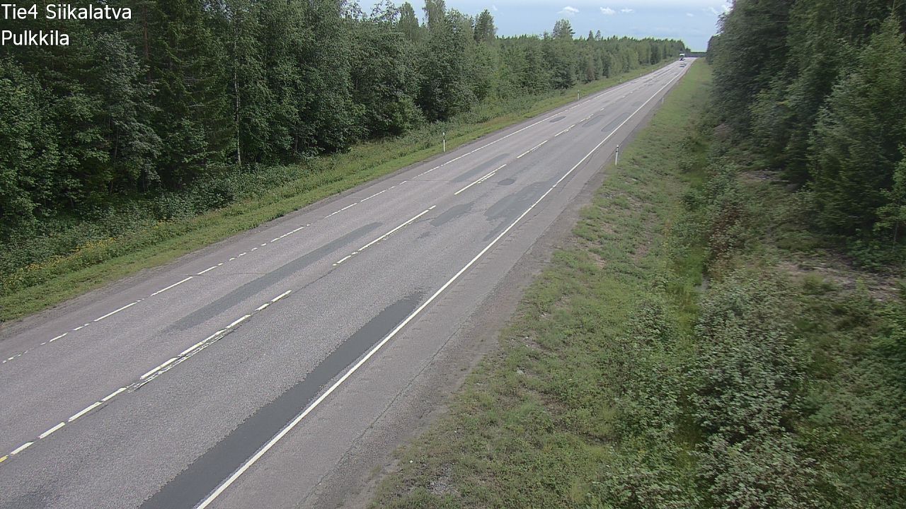 Weather Camera Image Road 4 Siikalatva, Pulkkila, Siikalatva, Pohjois-Pohjanmaa