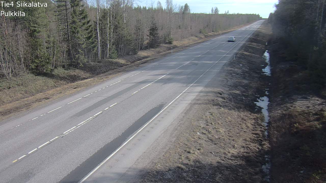 Weather Camera Image Road 4 Siikalatva, Pulkkila, Siikalatva, Pohjois-Pohjanmaa