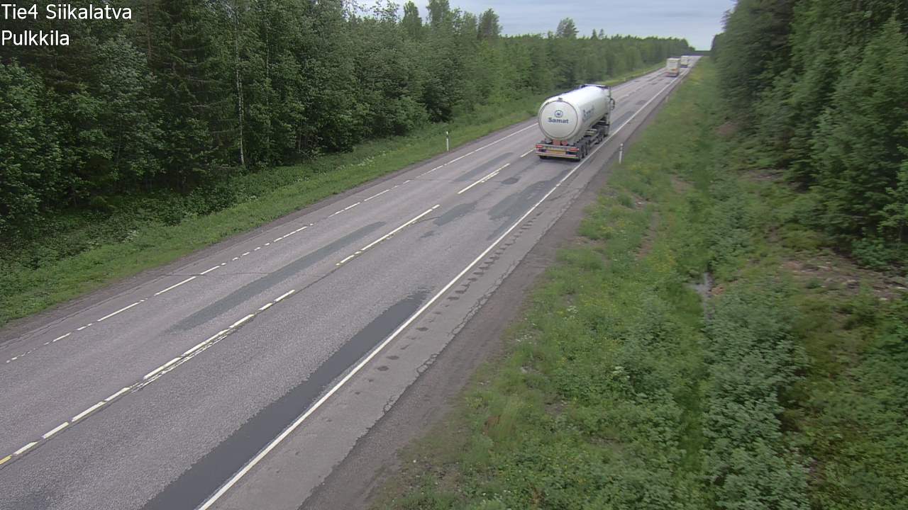 Weather Camera Image Road 4 Siikalatva, Pulkkila, Siikalatva, Pohjois-Pohjanmaa