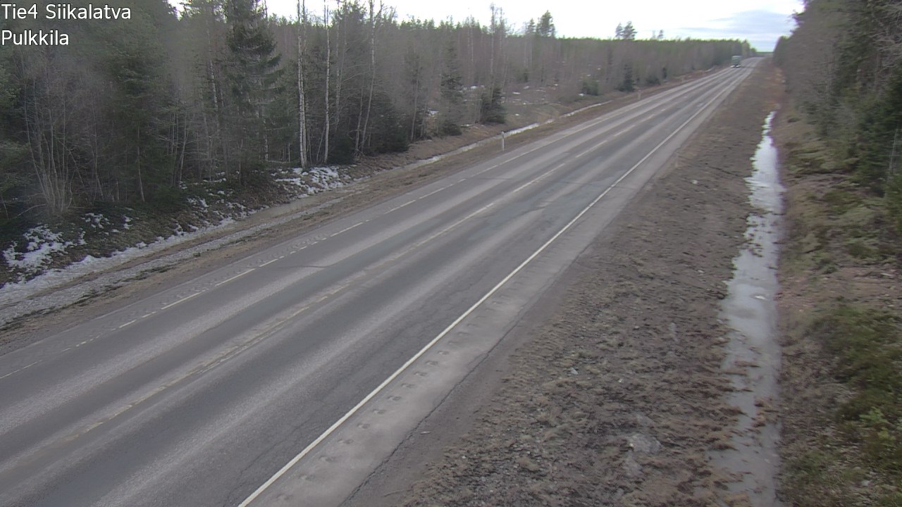 Weather Camera Image Road 4 Siikalatva, Pulkkila, Siikalatva, Pohjois-Pohjanmaa