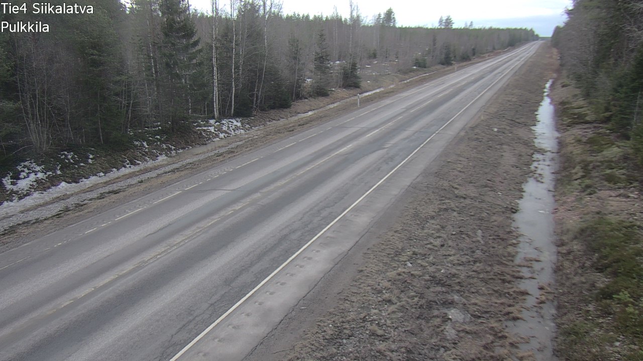 Weather Camera Image Road 4 Siikalatva, Pulkkila, Siikalatva, Pohjois-Pohjanmaa