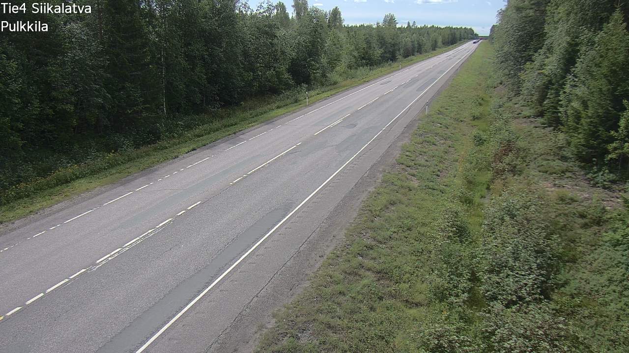Weather Camera Image Väg 4 Siikalatva, Pulkkila, Siikalatva, Pohjois-Pohjanmaa