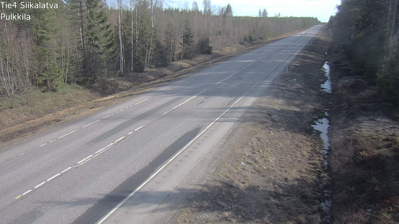 Weather Camera Image Road 4 Siikalatva, Pulkkila, Siikalatva, Pohjois-Pohjanmaa