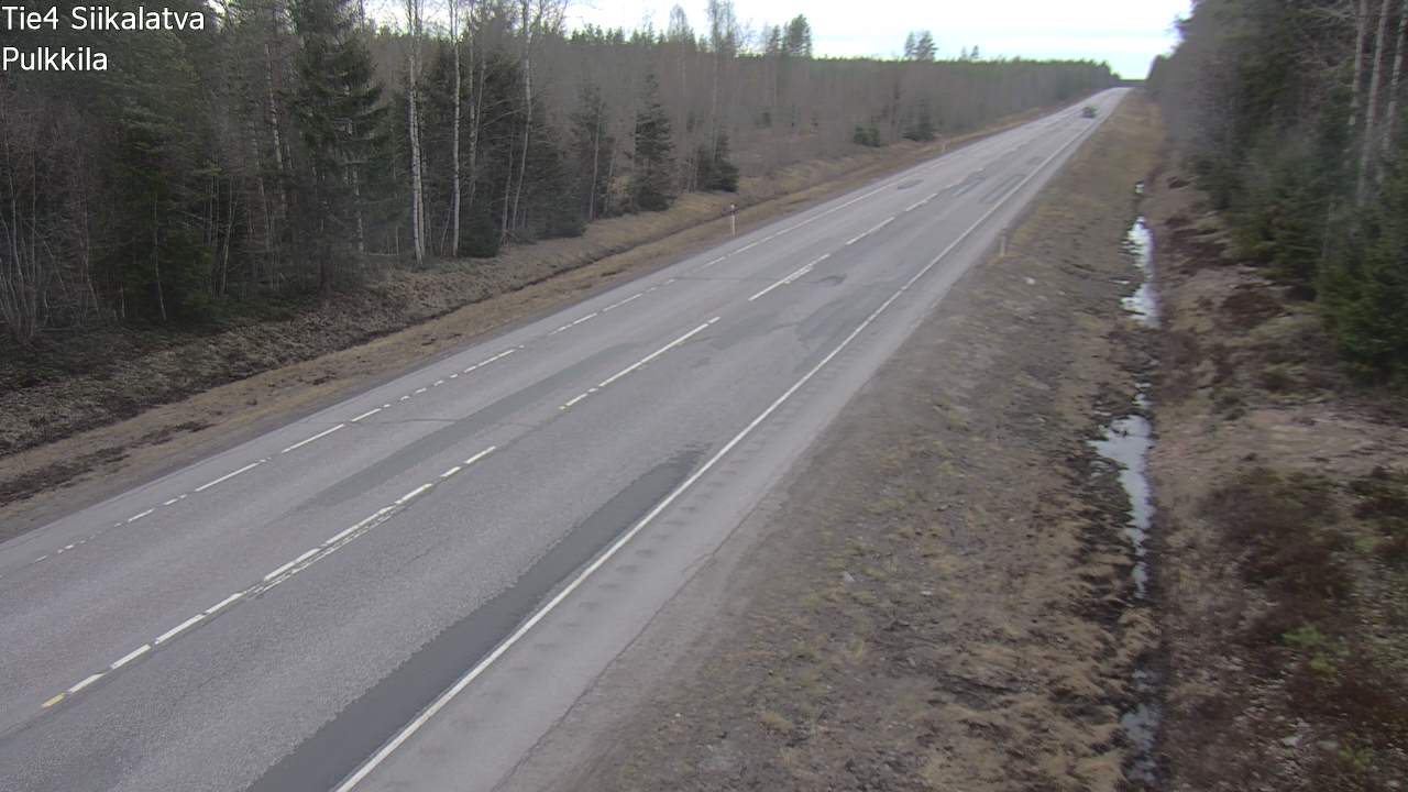 Weather Camera Image Väg 4 Siikalatva, Pulkkila, Siikalatva, Pohjois-Pohjanmaa