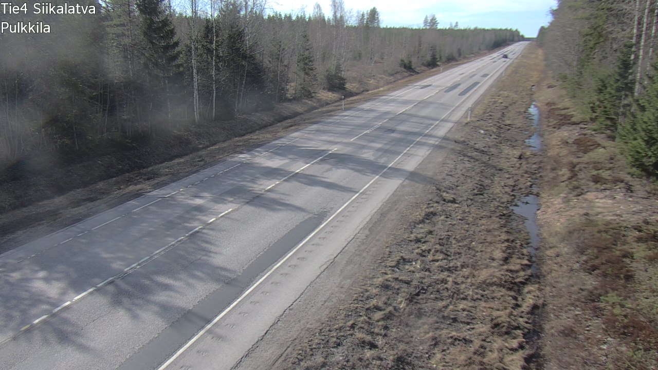 Weather Camera Image Road 4 Siikalatva, Pulkkila, Siikalatva, Pohjois-Pohjanmaa