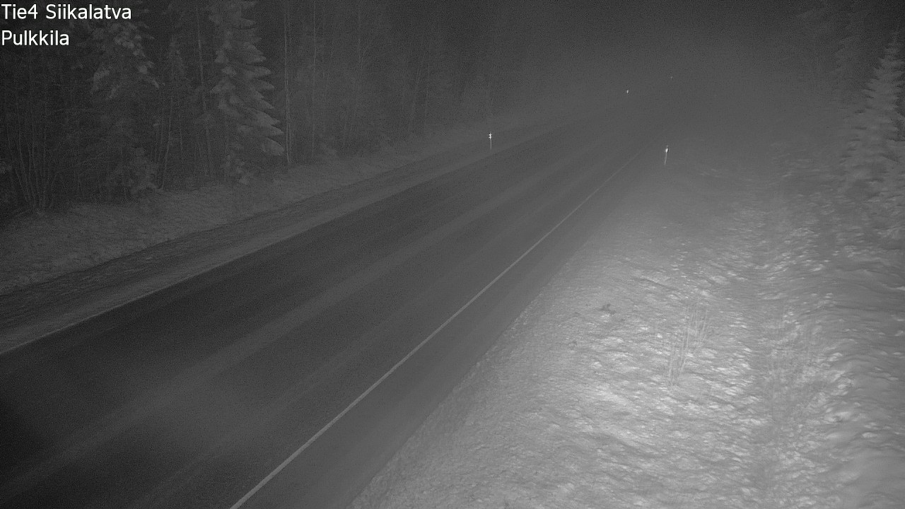 Weather Camera Image Väg 4 Siikalatva, Pulkkila, Siikalatva, Pohjois-Pohjanmaa