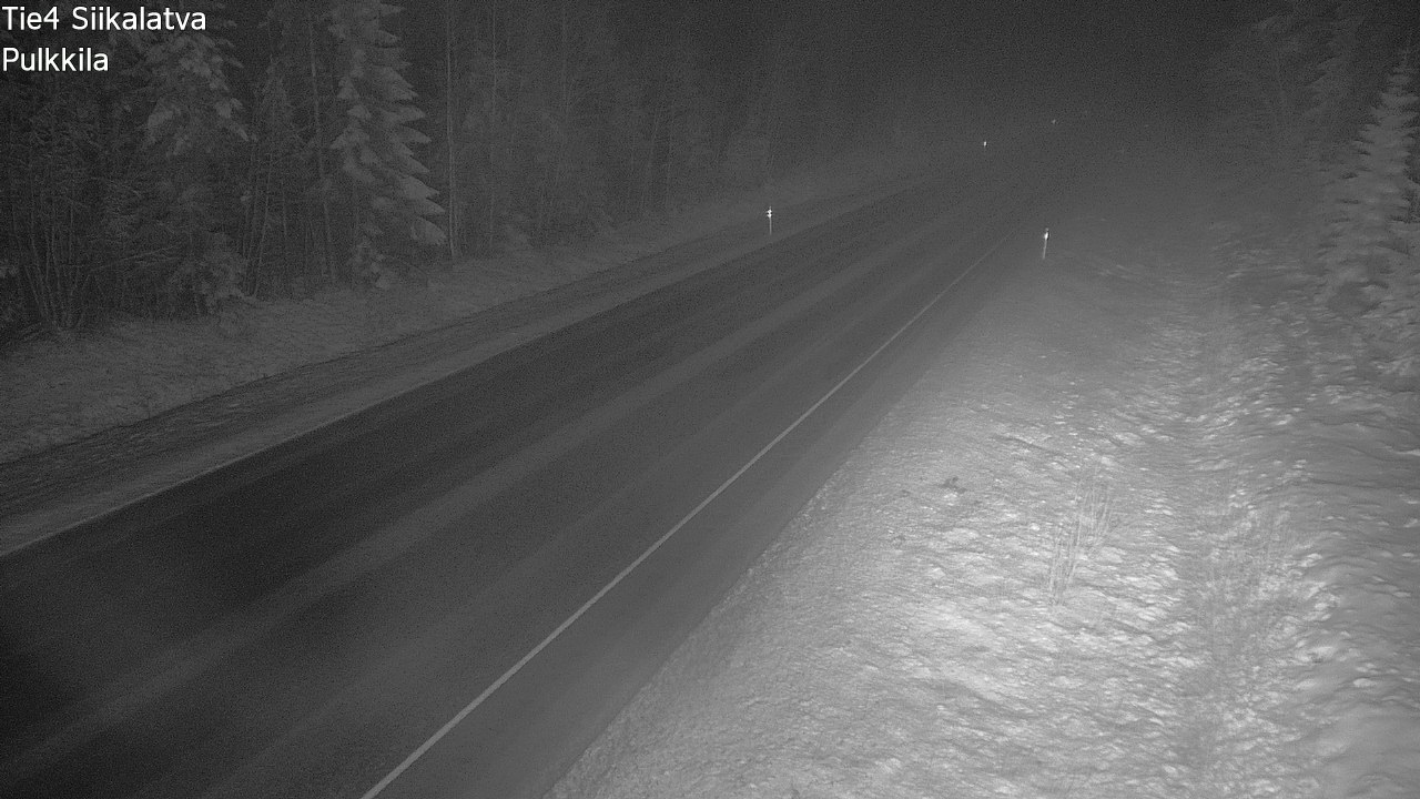 Weather Camera Image Väg 4 Siikalatva, Pulkkila, Siikalatva, Pohjois-Pohjanmaa