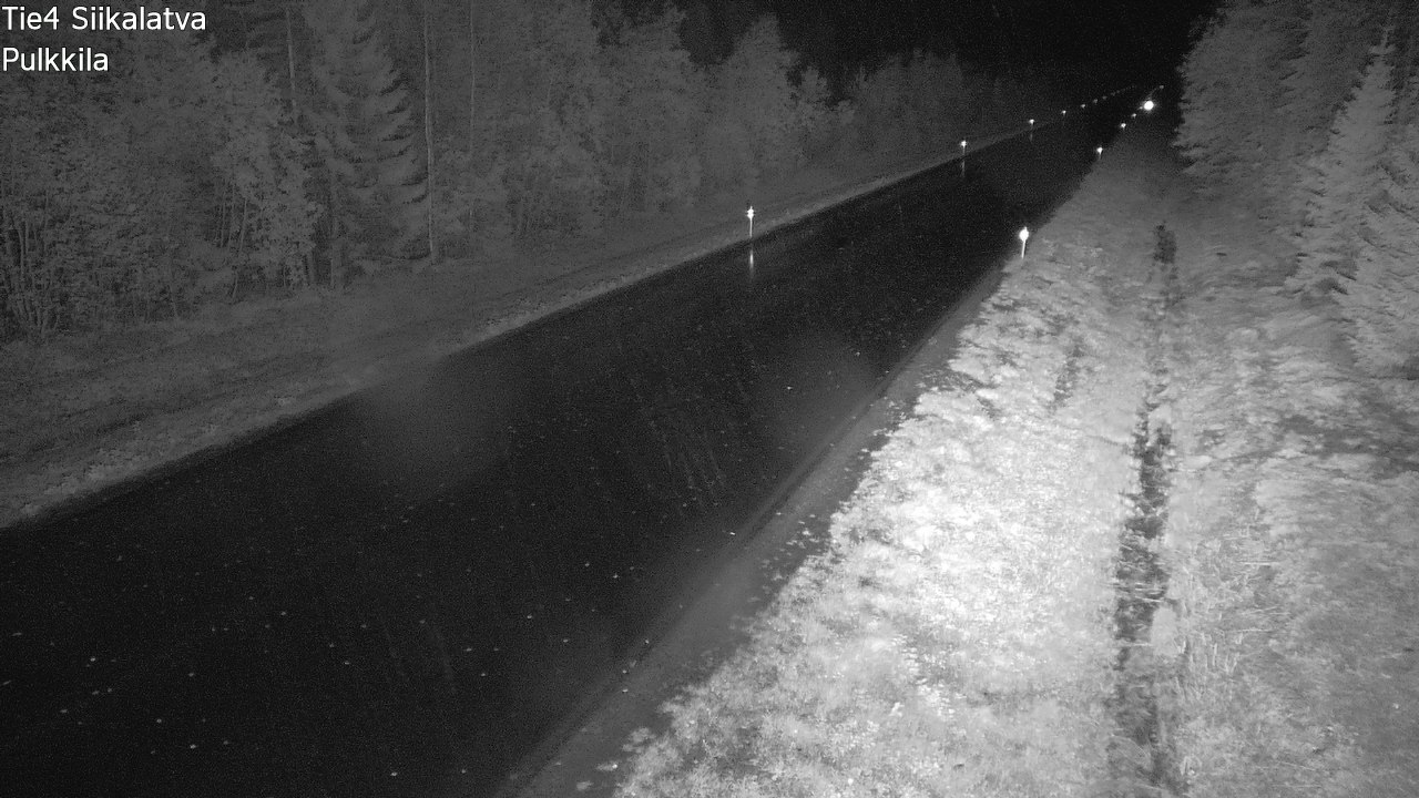 Weather Camera Image Road 4 Siikalatva, Pulkkila, Siikalatva, Pohjois-Pohjanmaa