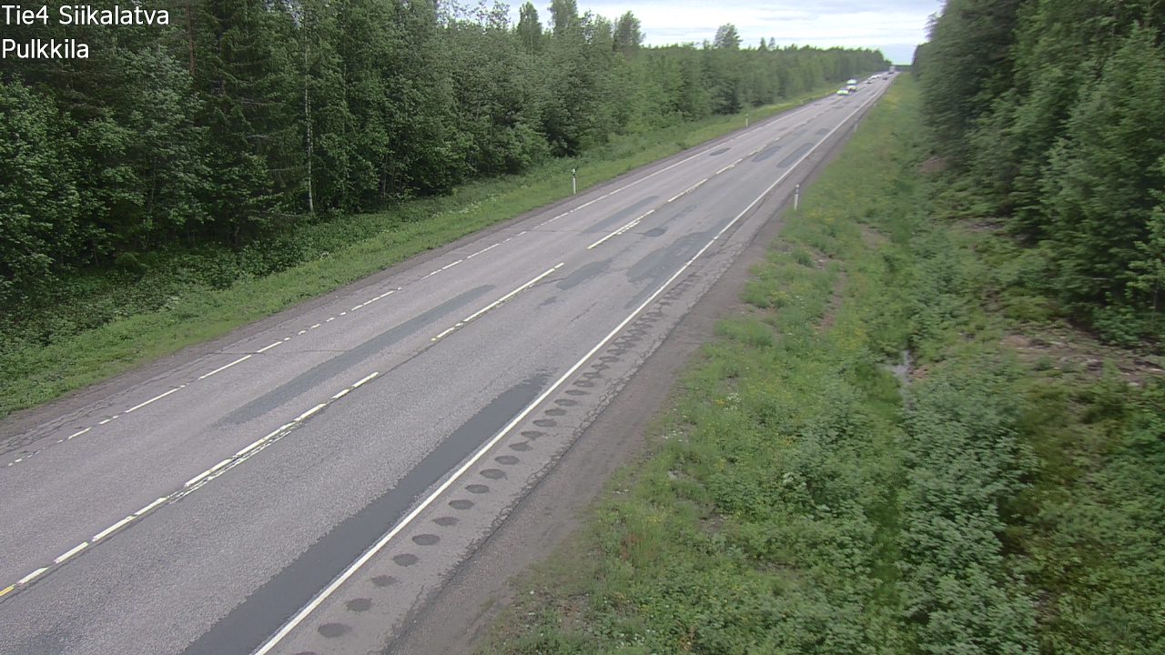 Weather Camera Image Väg 4 Siikalatva, Pulkkila, Siikalatva, Pohjois-Pohjanmaa