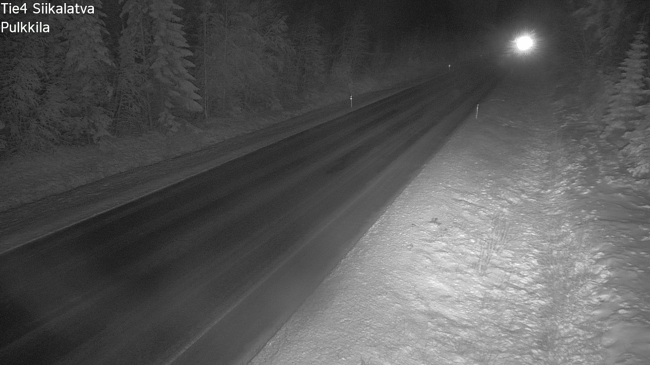 Weather Camera Image Väg 4 Siikalatva, Pulkkila, Siikalatva, Pohjois-Pohjanmaa