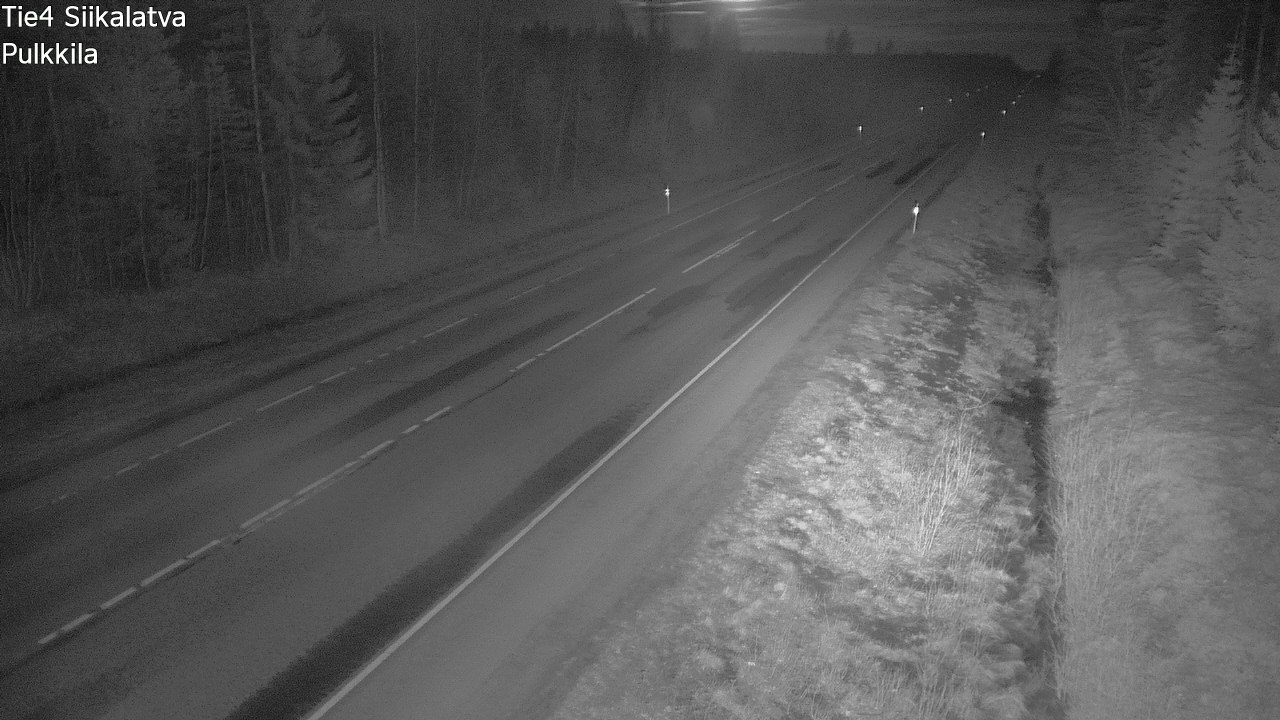 Weather Camera Image Road 4 Siikalatva, Pulkkila, Siikalatva, Pohjois-Pohjanmaa