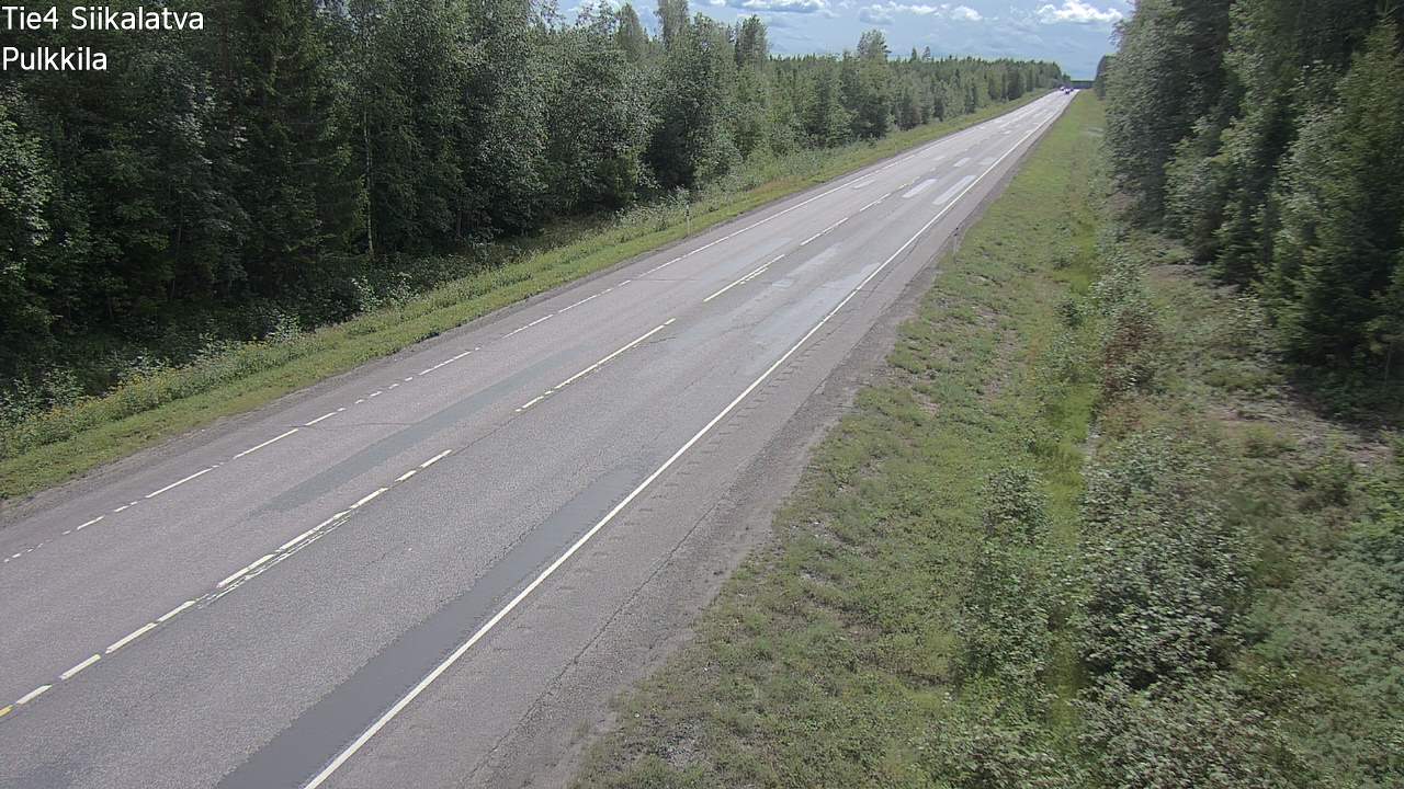 Weather Camera Image Road 4 Siikalatva, Pulkkila, Siikalatva, Pohjois-Pohjanmaa