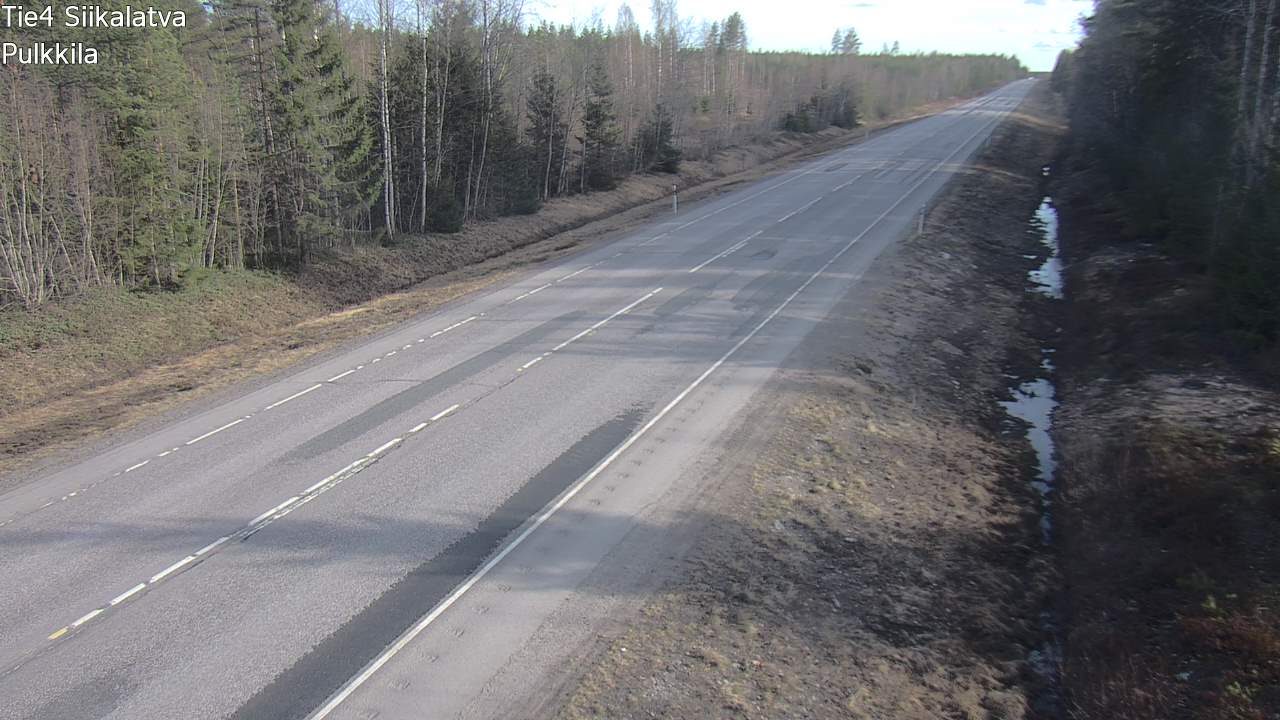 Weather Camera Image Road 4 Siikalatva, Pulkkila, Siikalatva, Pohjois-Pohjanmaa