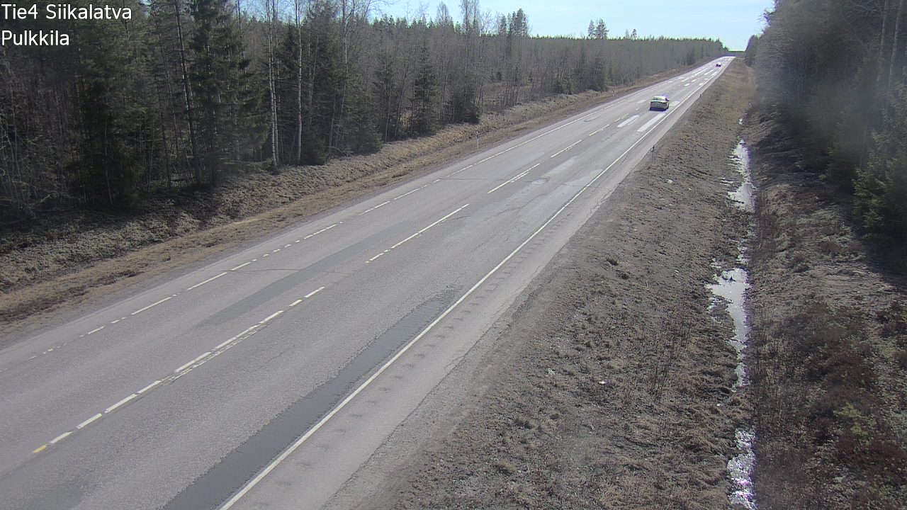 Weather Camera Image Road 4 Siikalatva, Pulkkila, Siikalatva, Pohjois-Pohjanmaa