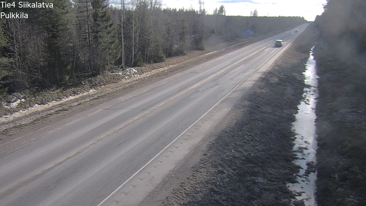 Weather Camera Image Road 4 Siikalatva, Pulkkila, Siikalatva, Pohjois-Pohjanmaa