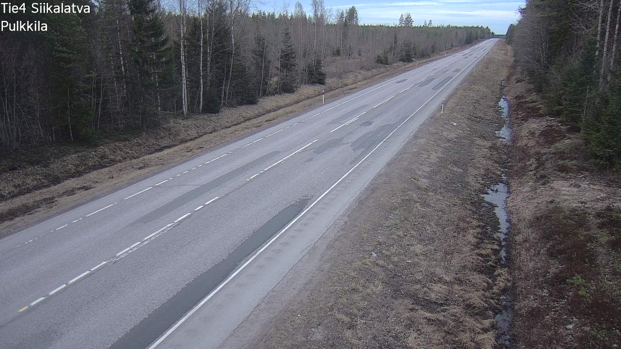 Weather Camera Image Väg 4 Siikalatva, Pulkkila, Siikalatva, Pohjois-Pohjanmaa