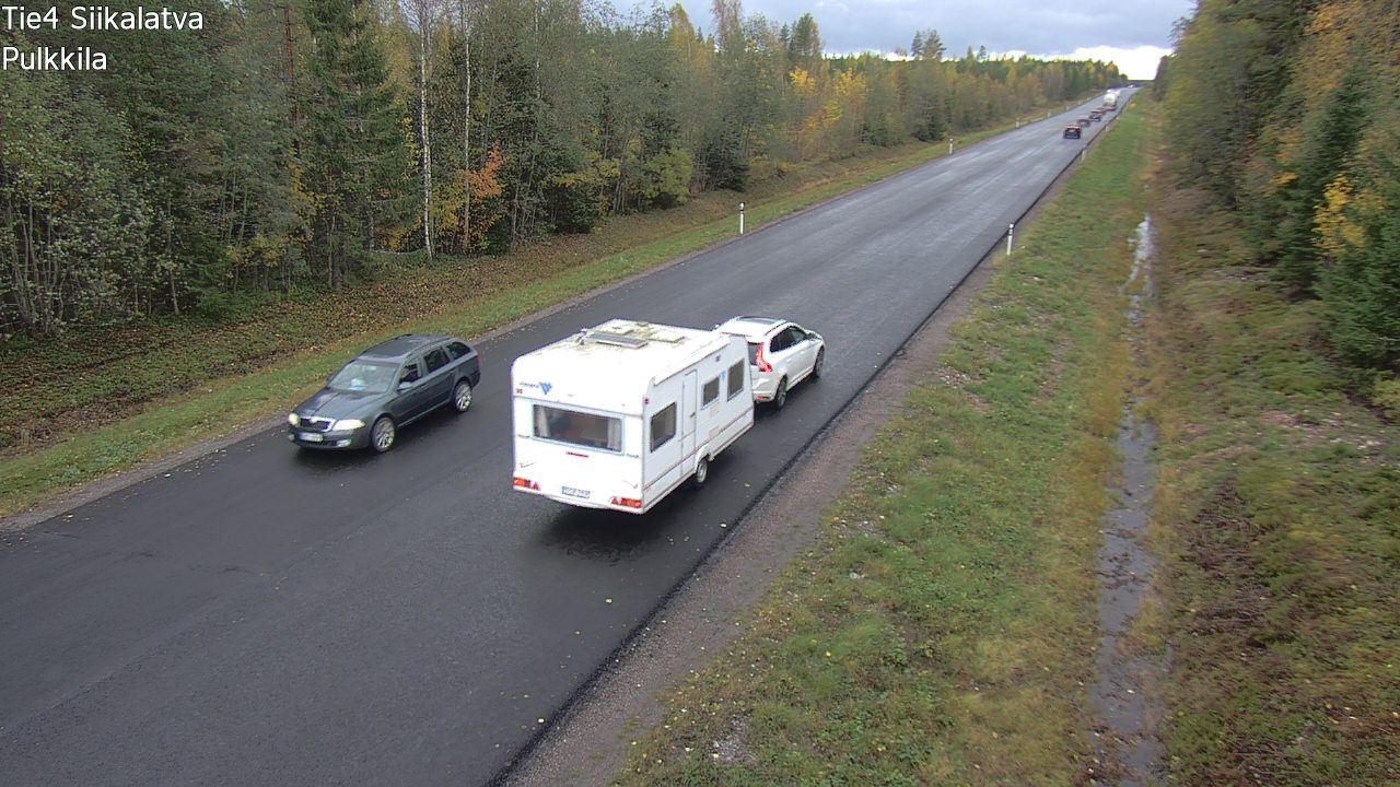 Weather Camera Image Road 4 Siikalatva, Pulkkila, Siikalatva, Pohjois-Pohjanmaa
