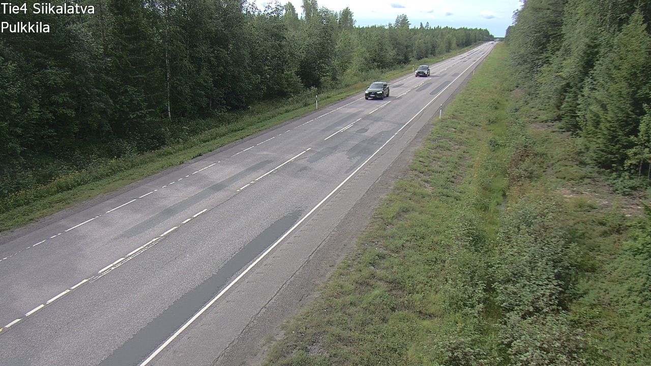 Weather Camera Image Väg 4 Siikalatva, Pulkkila, Siikalatva, Pohjois-Pohjanmaa