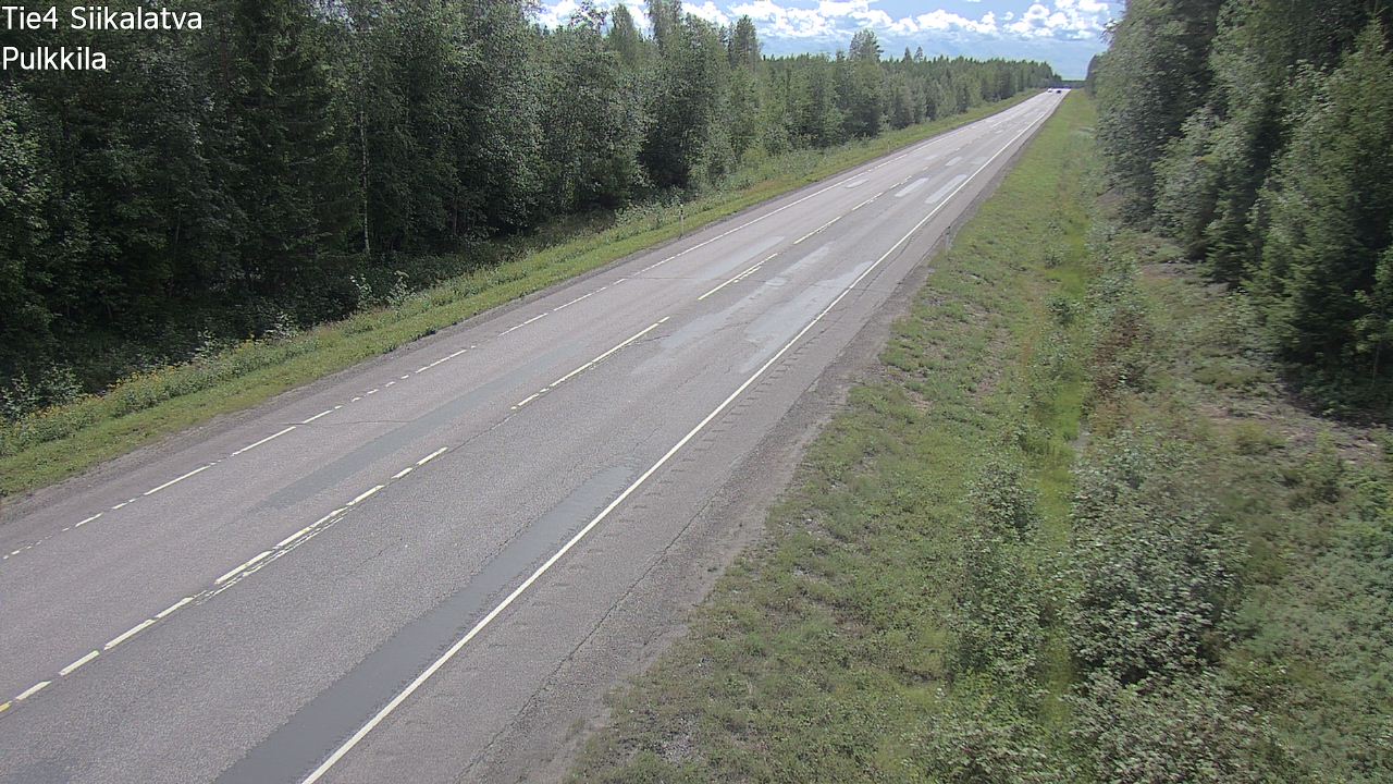 Weather Camera Image Road 4 Siikalatva, Pulkkila, Siikalatva, Pohjois-Pohjanmaa