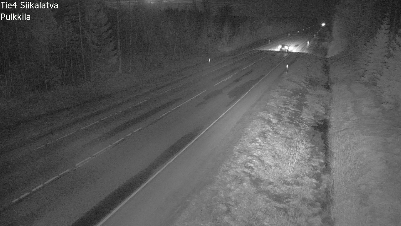 Weather Camera Image Road 4 Siikalatva, Pulkkila, Siikalatva, Pohjois-Pohjanmaa