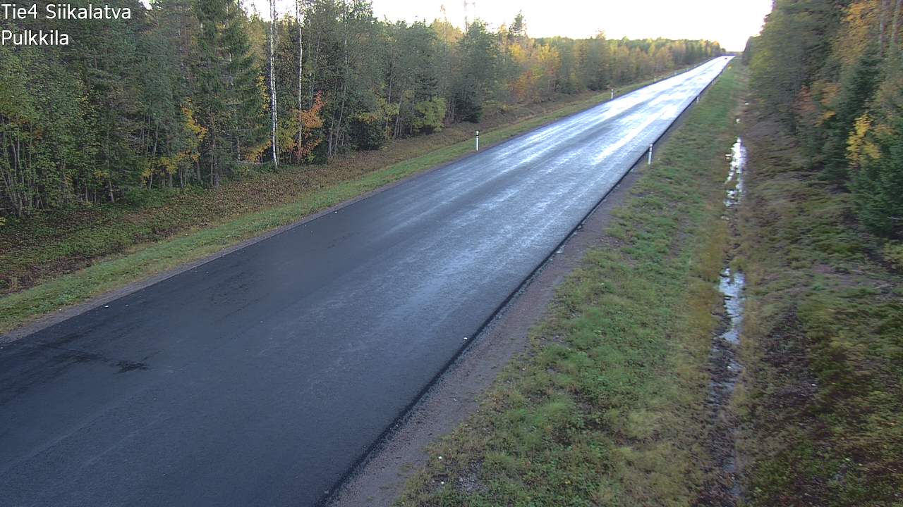 Weather Camera Image Road 4 Siikalatva, Pulkkila, Siikalatva, Pohjois-Pohjanmaa