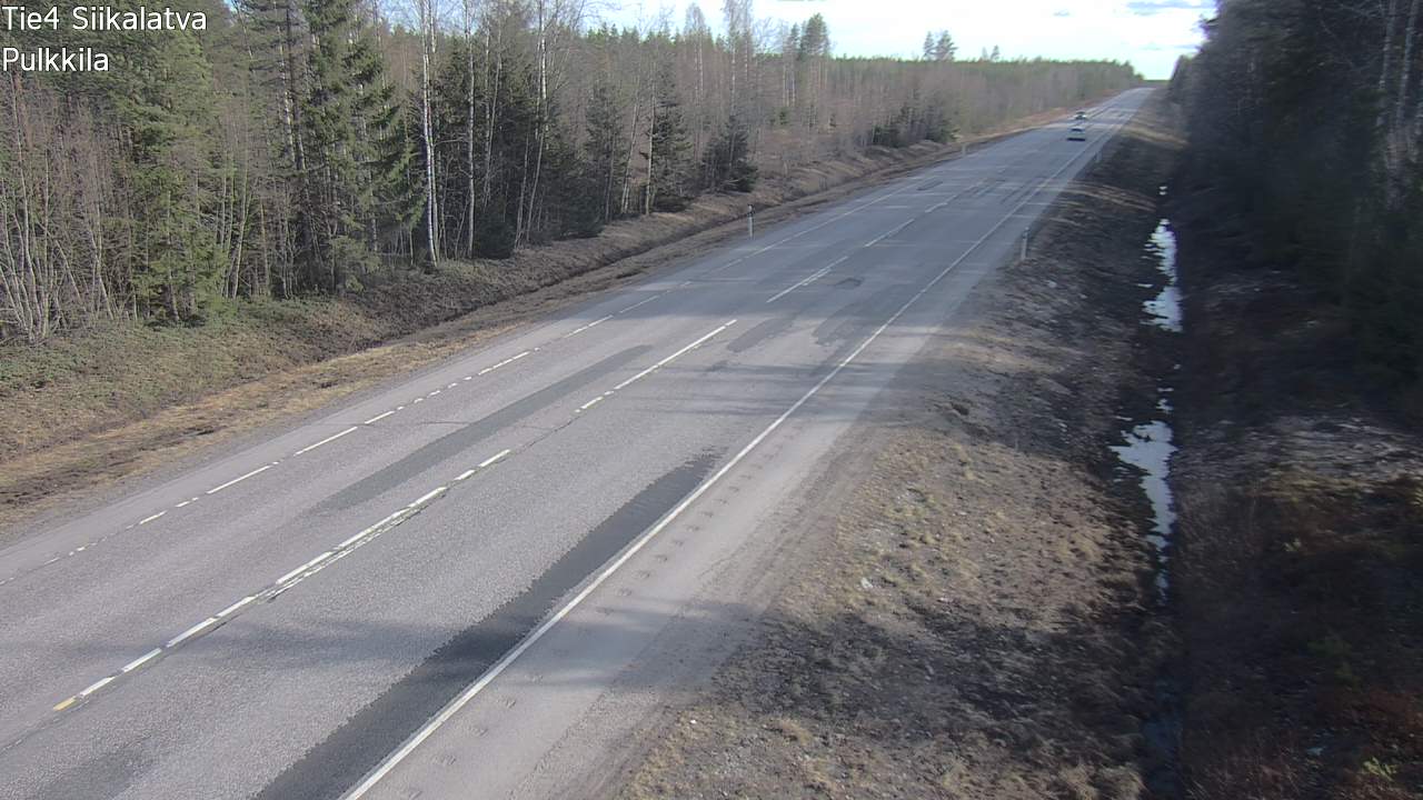 Weather Camera Image Road 4 Siikalatva, Pulkkila, Siikalatva, Pohjois-Pohjanmaa