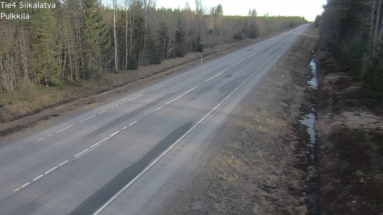 Weather Camera Image Road 4 Siikalatva, Pulkkila, Siikalatva, Pohjois-Pohjanmaa